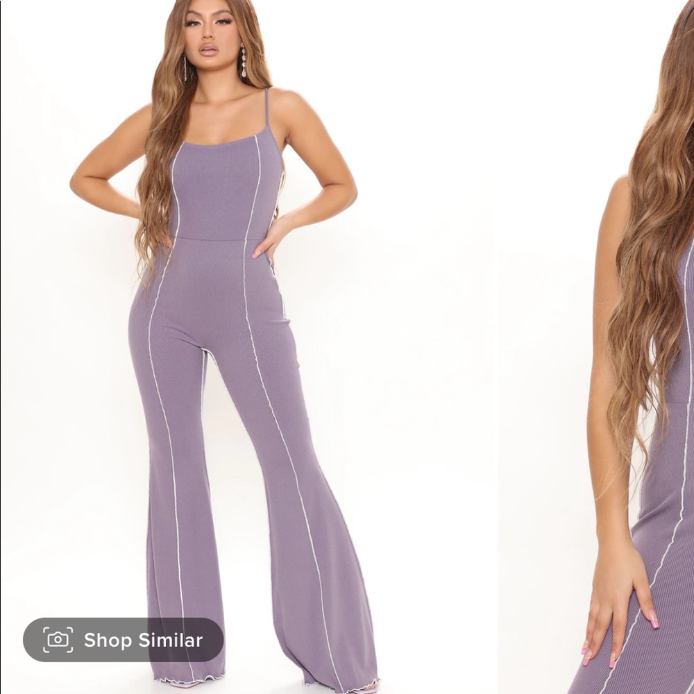 NWT Casual All Day Ribbed Jumpsuit Fashion Nova